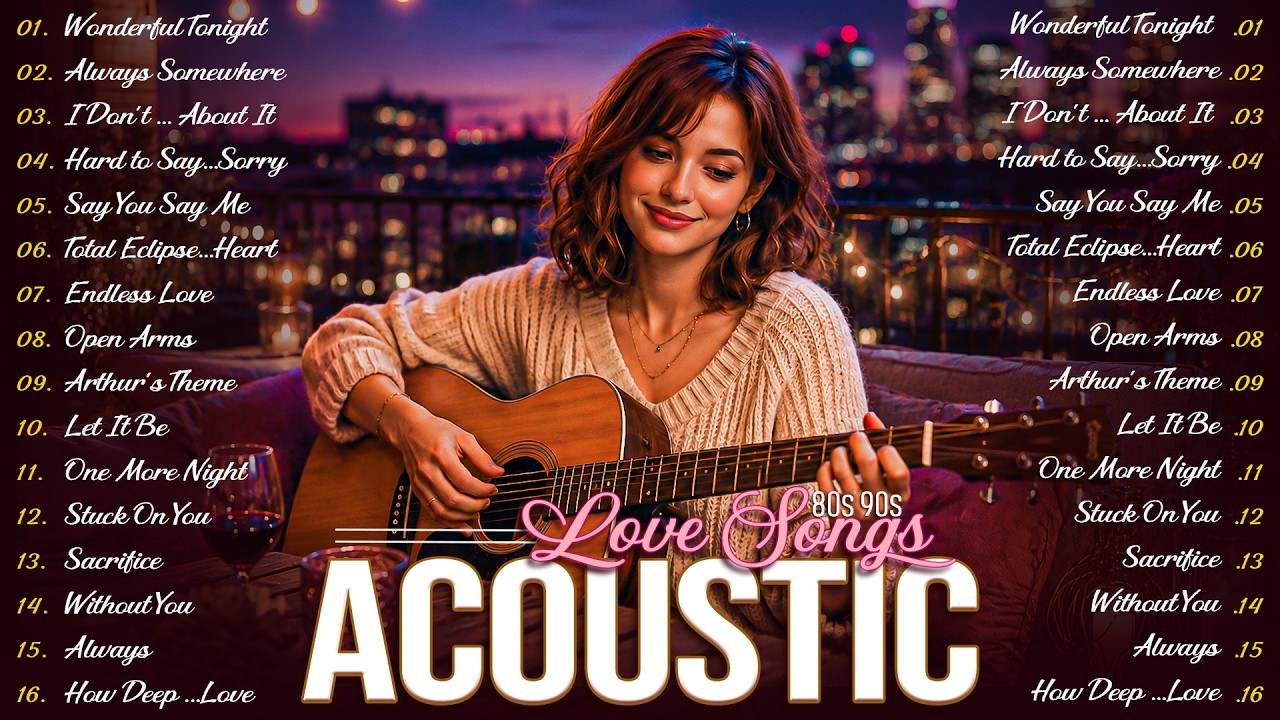 Best Acoustic Love Songs 70s 80s 90s ❤️ Timeless Love & Memories