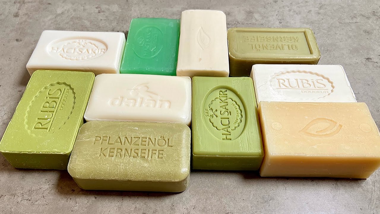 ASMR soap cutting Relaxing sounds АСМР мыло Хруст мыла