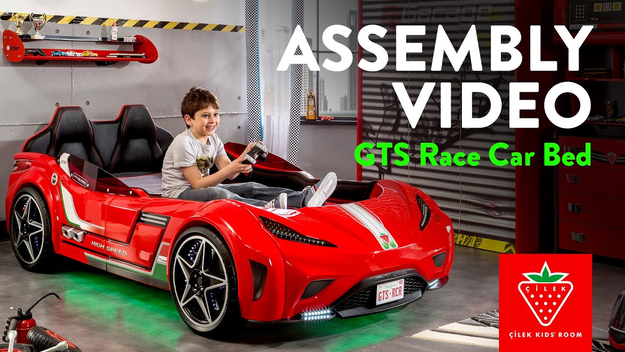 Assembly Video for GTS Twin Race Car Bed