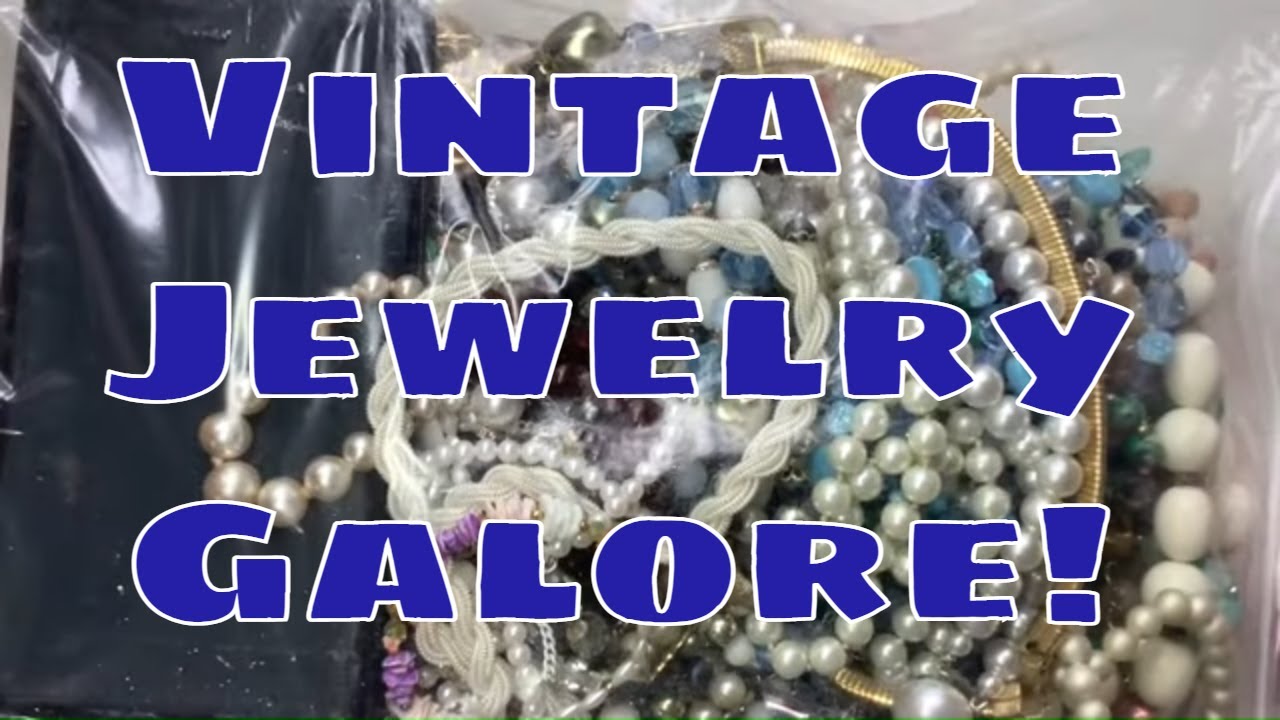 UNBOXING Vintage Jewelry from ShopGoodwill.com! Vendome, Leslie Block and 14k GOLD!