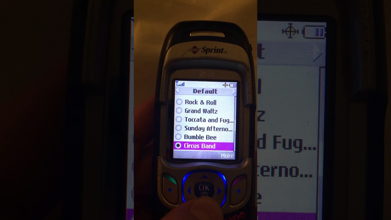 Old LG PM325 Sprint Cell Phone 2004