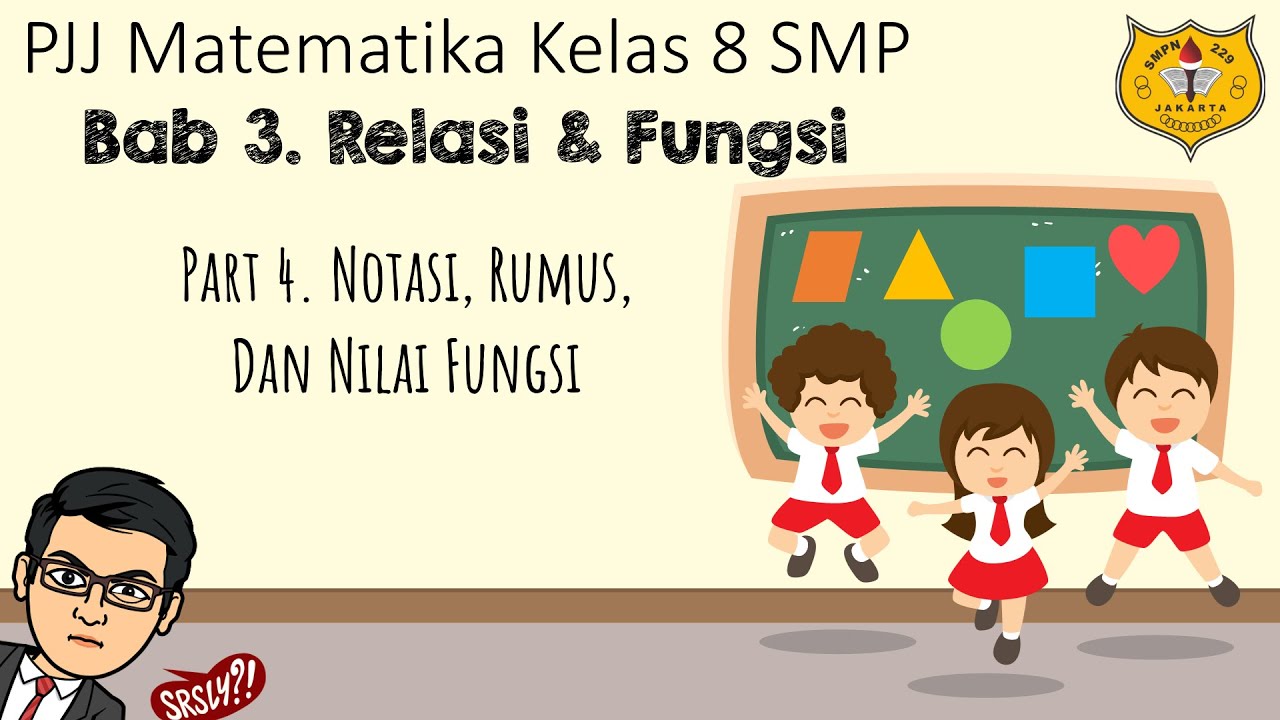 Relasi dan Fungsi [Part 4] - Notasi, Rumus, dan Nilai Fungsi