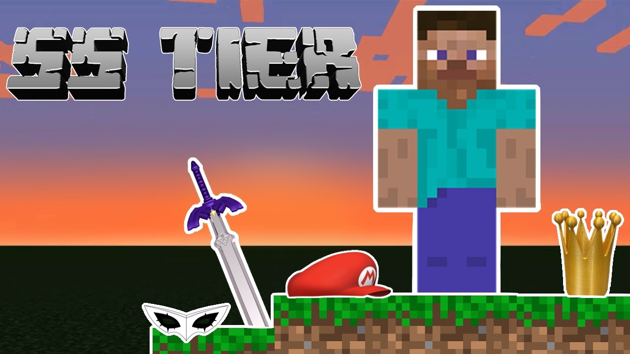 MINECRAFT STEVE &mdash; ЭТО SS УРОВЕНЬ (Smash Bros Ultimate Montage)