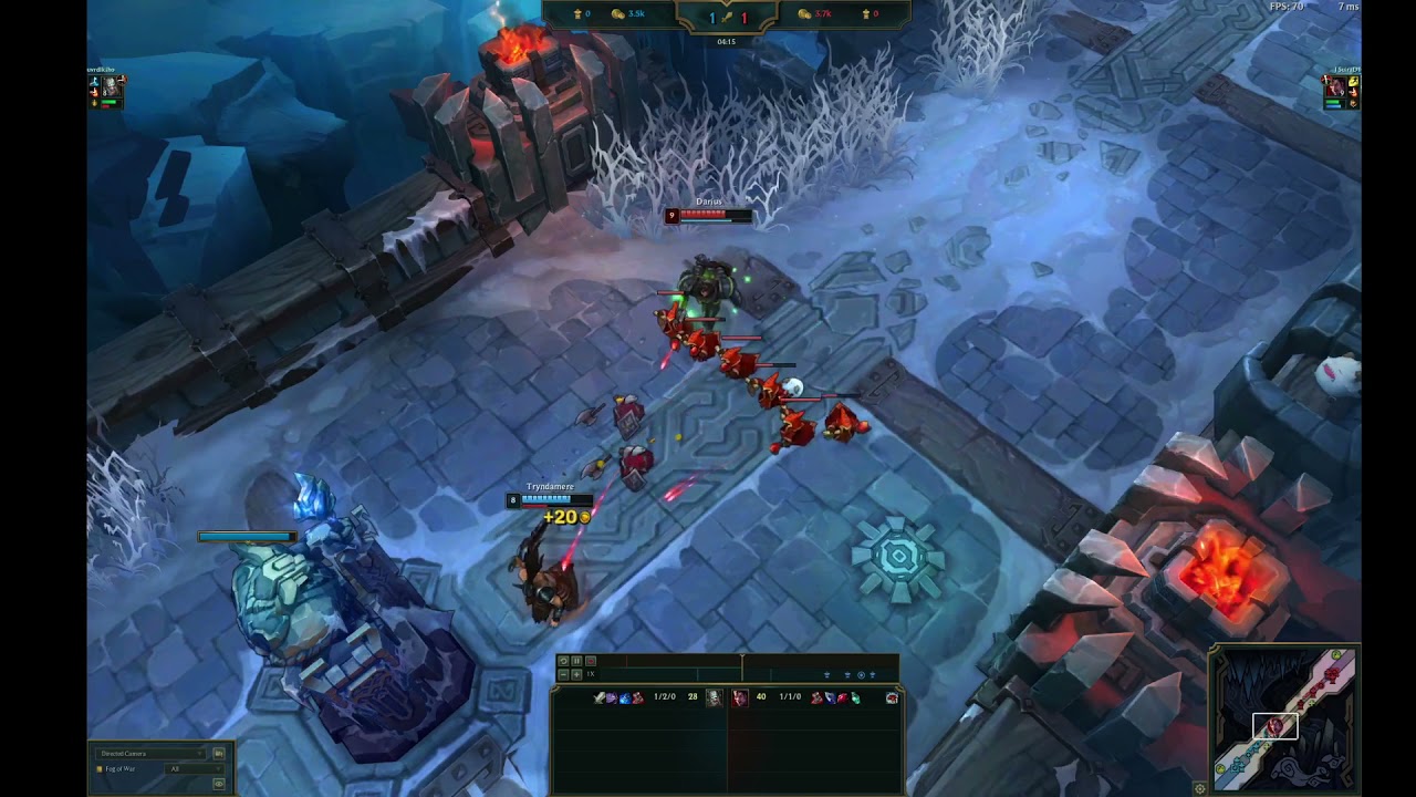 1v1 Trynda vs Darius, Full Game - Diamond 3 - Darius Main