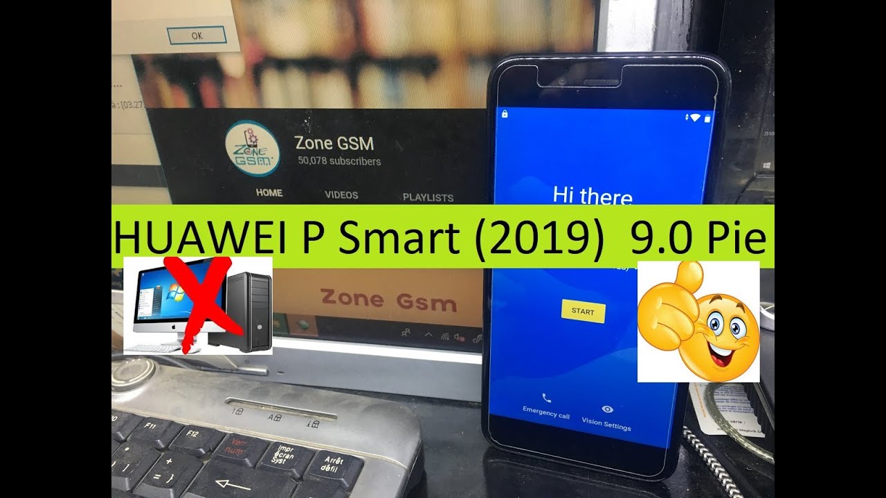 new method 2019 31 mars How To Bypass Google Account Remove HUAWEI P Smart (2019)  9.0 Pie
