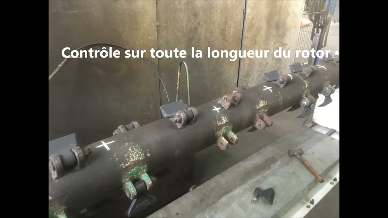 Equilibrage rotor fauchage