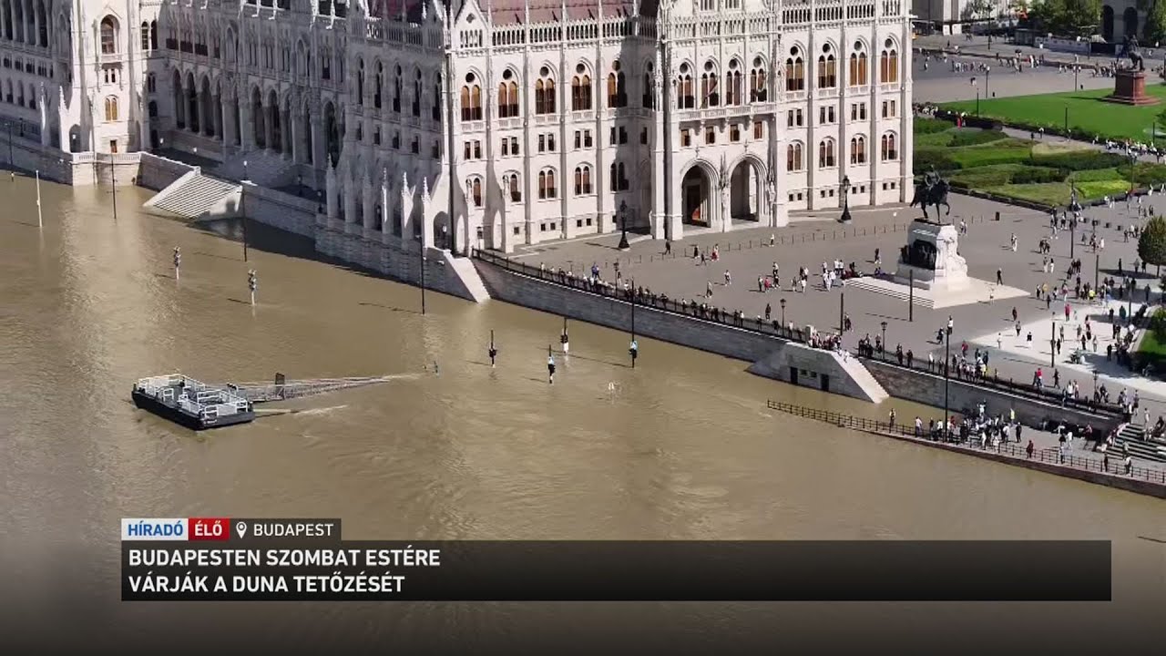 Budapesten a legfrissebb előrejelzések szerint még 37 centit emelkedik a vízszint