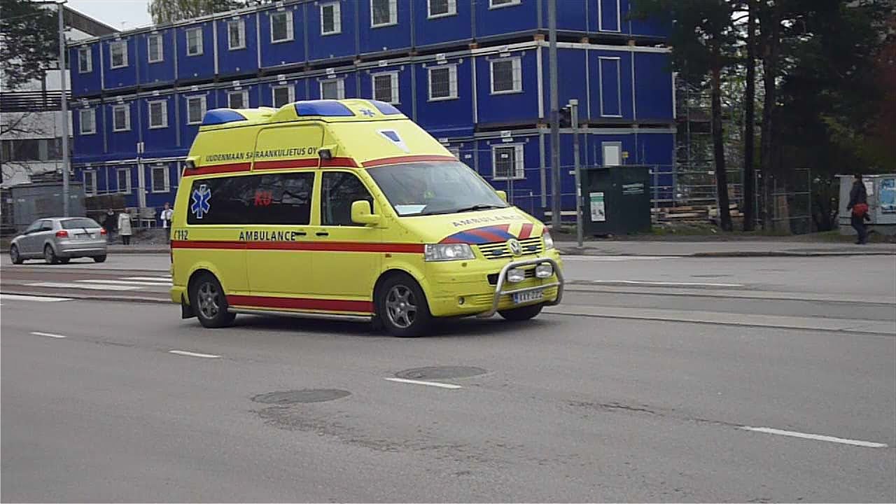 Helsink i- Meilahti hospital area -Ambulance  traffic