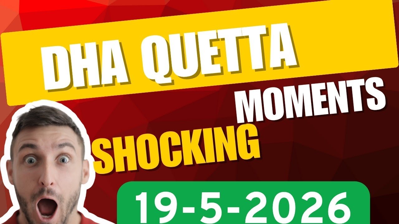 DHA Quetta Rates Slightly Down 📉 | Golden Buying Opportunity?