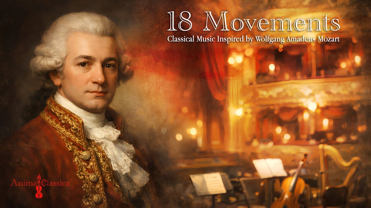 18 Classical Movements Inspired by Mozart | Most Beautiful Pieces