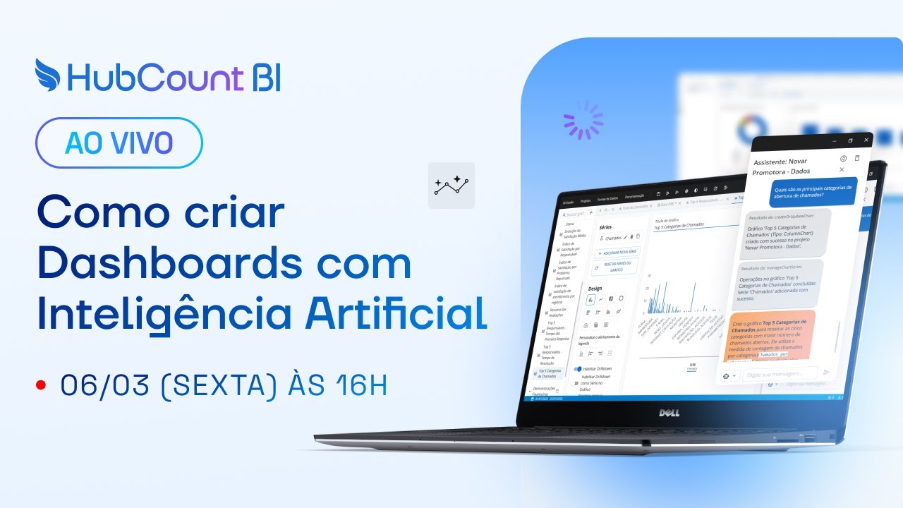 Como criar Dashboards com Inteligência Artificial - AO VIVO