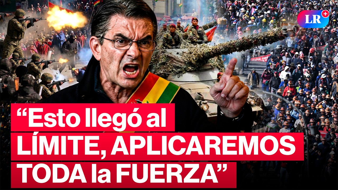 🚨Rodrigo Paz advirti&oacute; que la CRISIS en BOLIVIA &ldquo;LLEG&Oacute; AL L&Iacute;MITE&rdquo; y aplicar&aacute; &ldquo;TODA LA FUERZA&rdquo;  | #LR