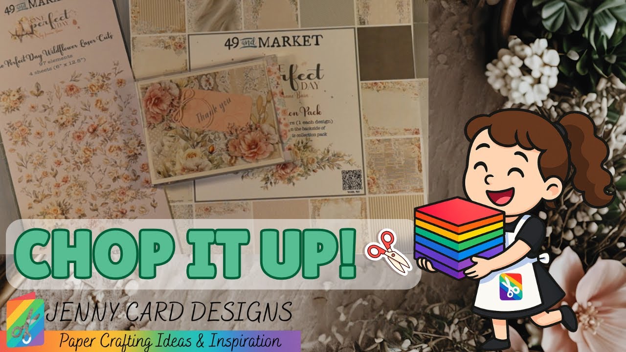 CHOP IT UP! Make  Beautiful Notecard Set Using 1 Sheet of 12x12 Paper