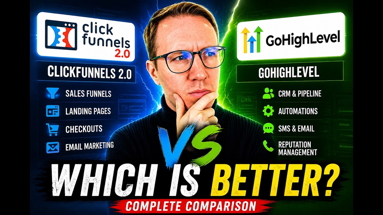 ClickFunnels 2.0 vs GoHighLevel Comparison Which Is Better?