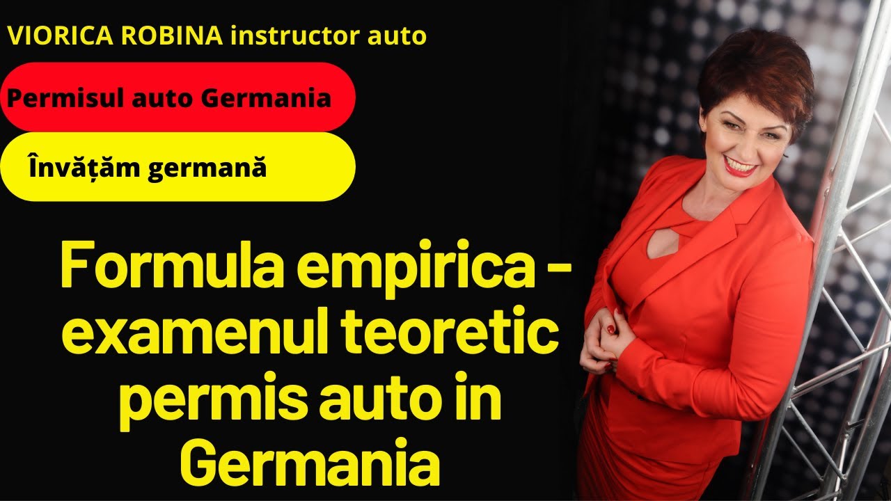 formula empirica  - examenul teoretic permis auto