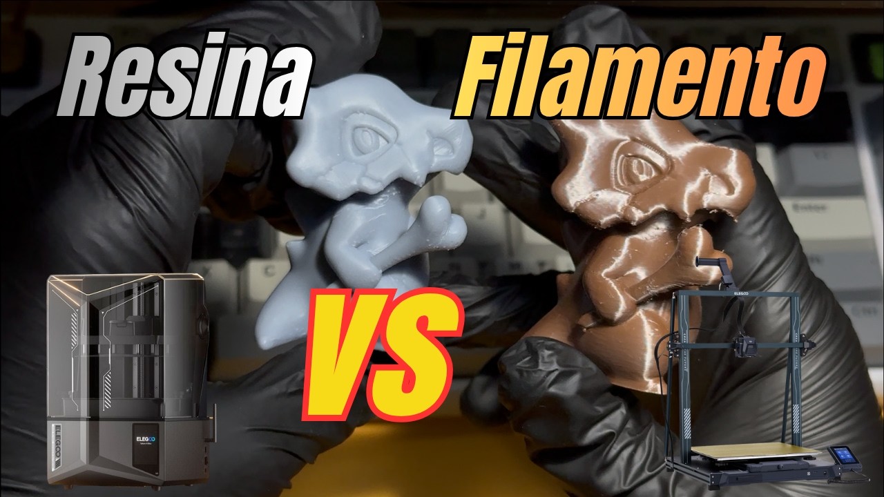 Qual é melhor impressão 3D de RESINA ou FILAMENTO?
