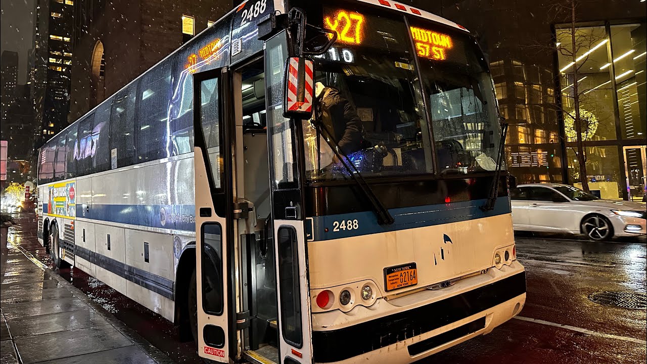 MTA Bus | Onboard 2012 Prevost X3-45 On The X27 {Bay Ridge - Midtown}