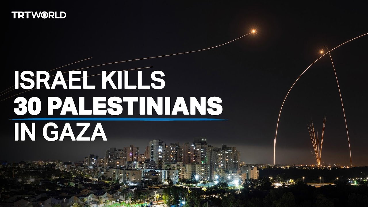 At least 30 Palestinians killed as air strikes enter fourth day