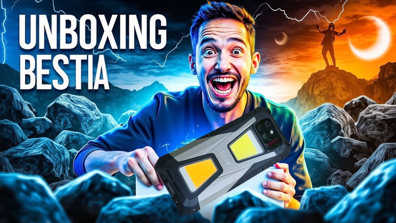 Unboxing del teléfono indestructible: Unihertz 8849 Shark 3S