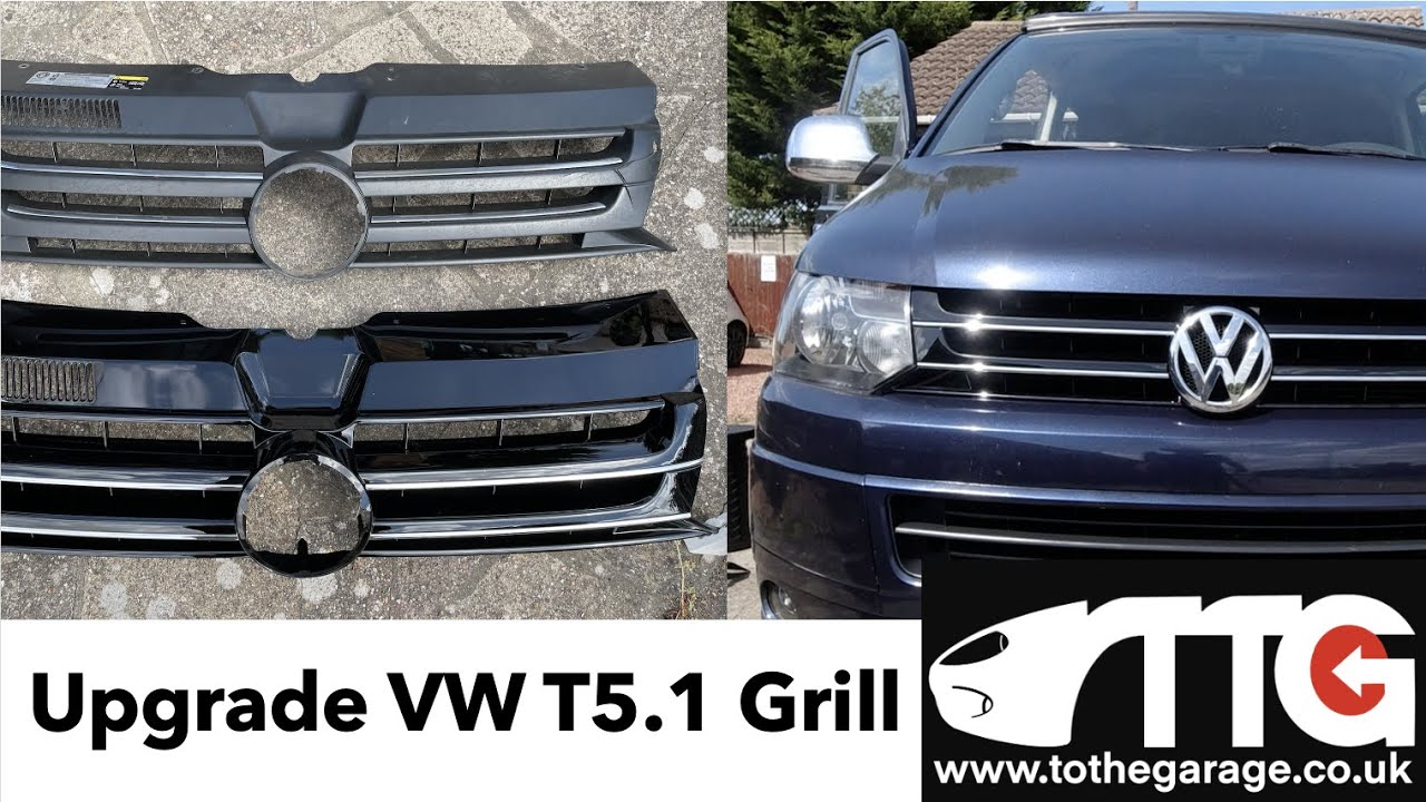 Replace and upgrade a VW Transporter T5 grill on my Campervan