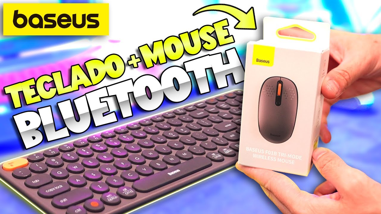 TECLADO e MOUSE SEM FIO BARATOS da BASEUS! Vale a pena?