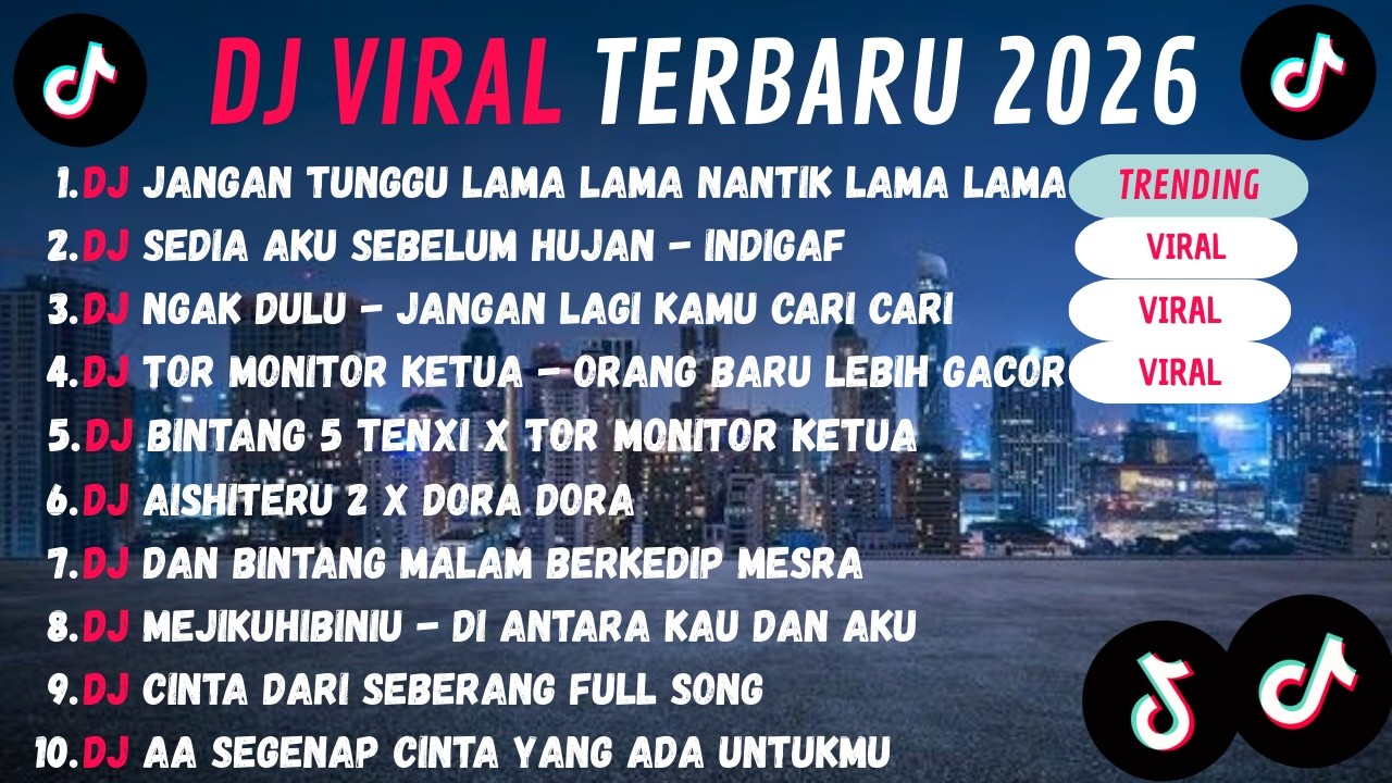 DJ TIKTOK TERBARU 2026🎵DJ JANGAN TUNGGU LAMA LAMA  DJ SO JAUH KO PERGI SA CERITAKAN PADA BINTANG 🎵.