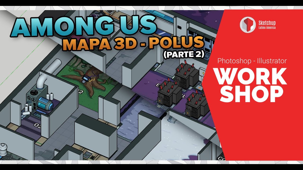 Ep.02 Among Us - Polus 3d Modeling