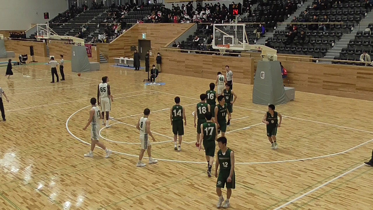 2019年1月26日　高校新人戦県大会　福岡第一vs八幡工業1QT