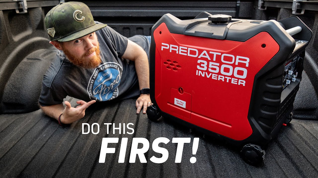 Обкатка инверторного генератора Predator 3500 для кемперов | Harbor Freight