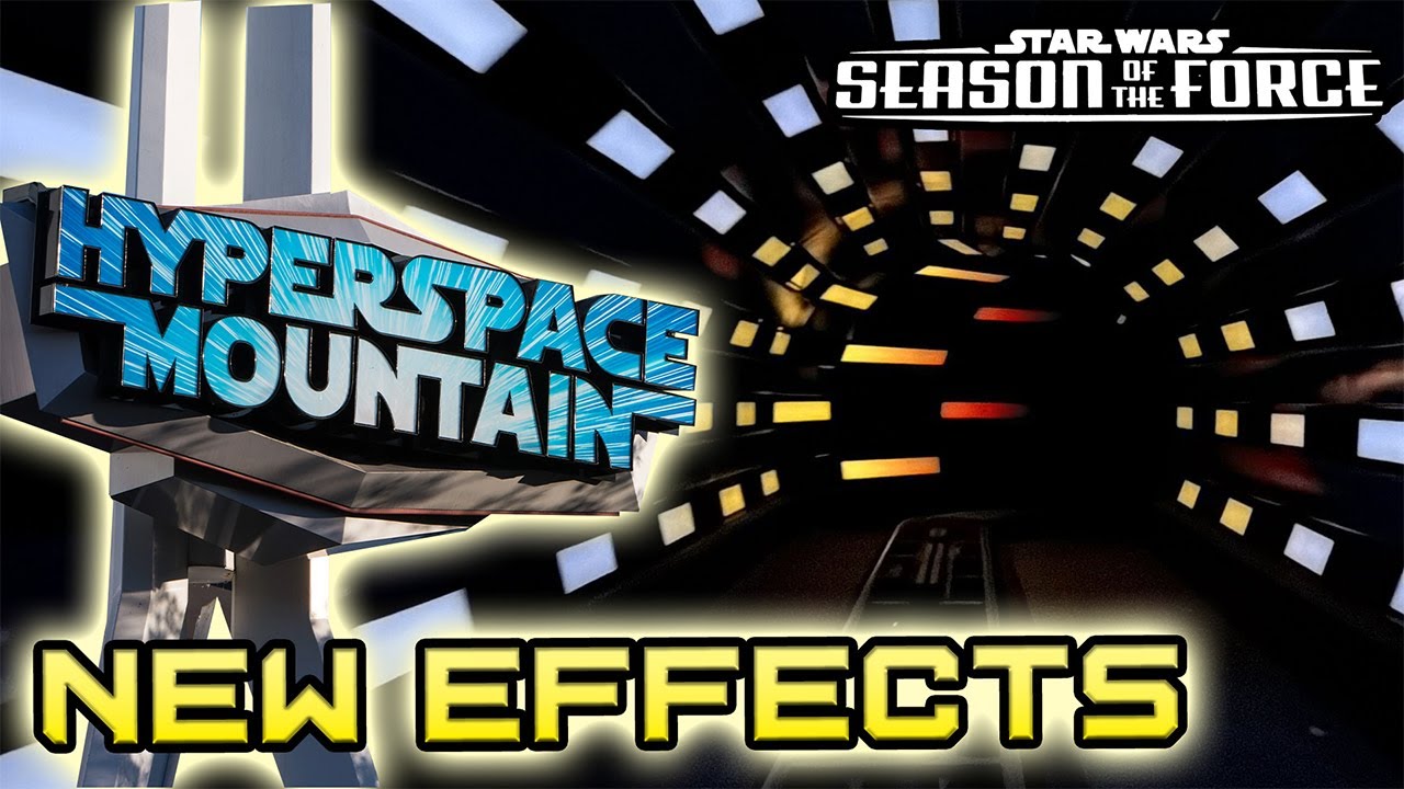 Star Wars: Hyperspace Mountain Returns with New Effects at Disneyland