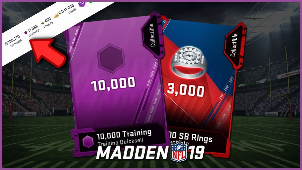 SB Rings Conversion Details | The Cheapest Training Points In MUT 19 History!