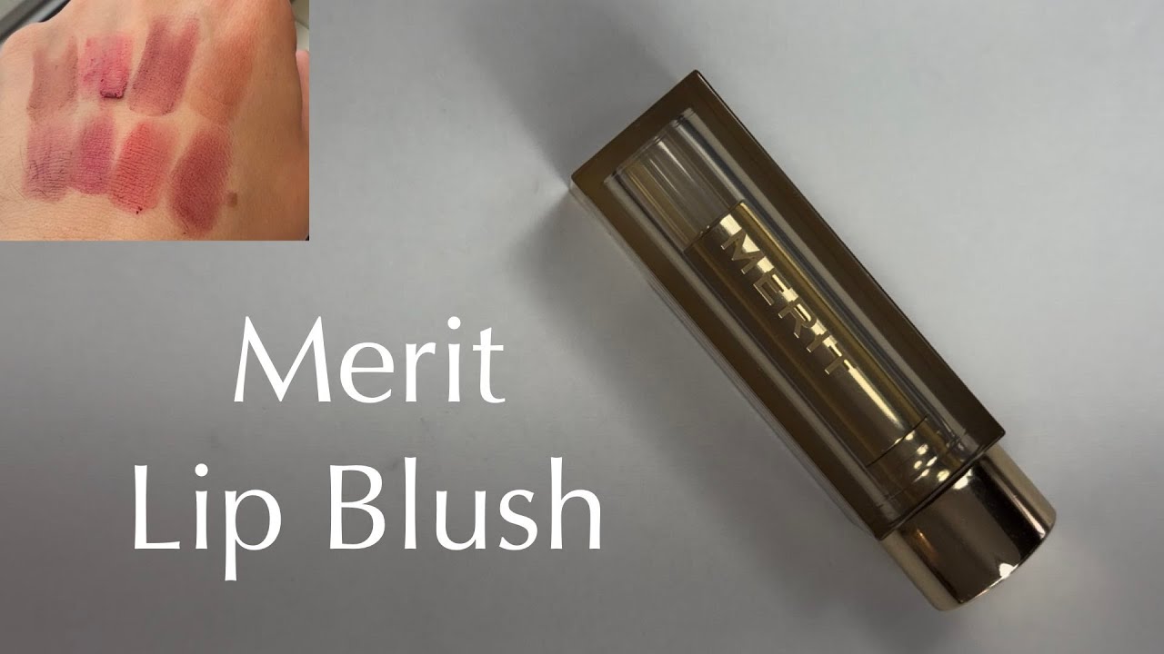 Merit Lip Blush Lipstick Swatches and Review! My Lips but...a different color? #meritbeauty
