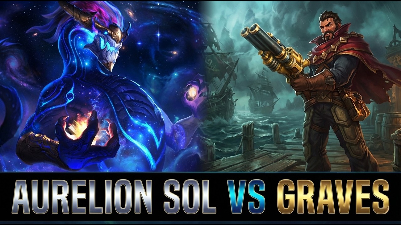 JG Aurelion Sol (9/4/20) vs Graves | Nuestra Norra probando campe&oacute;n en Ranked y se tiltea