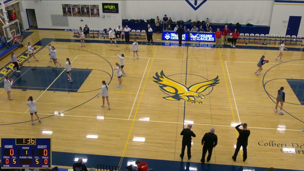 Wahlert Catholic High School vs Monticello High School Womens Varsity Basketball   Tactical