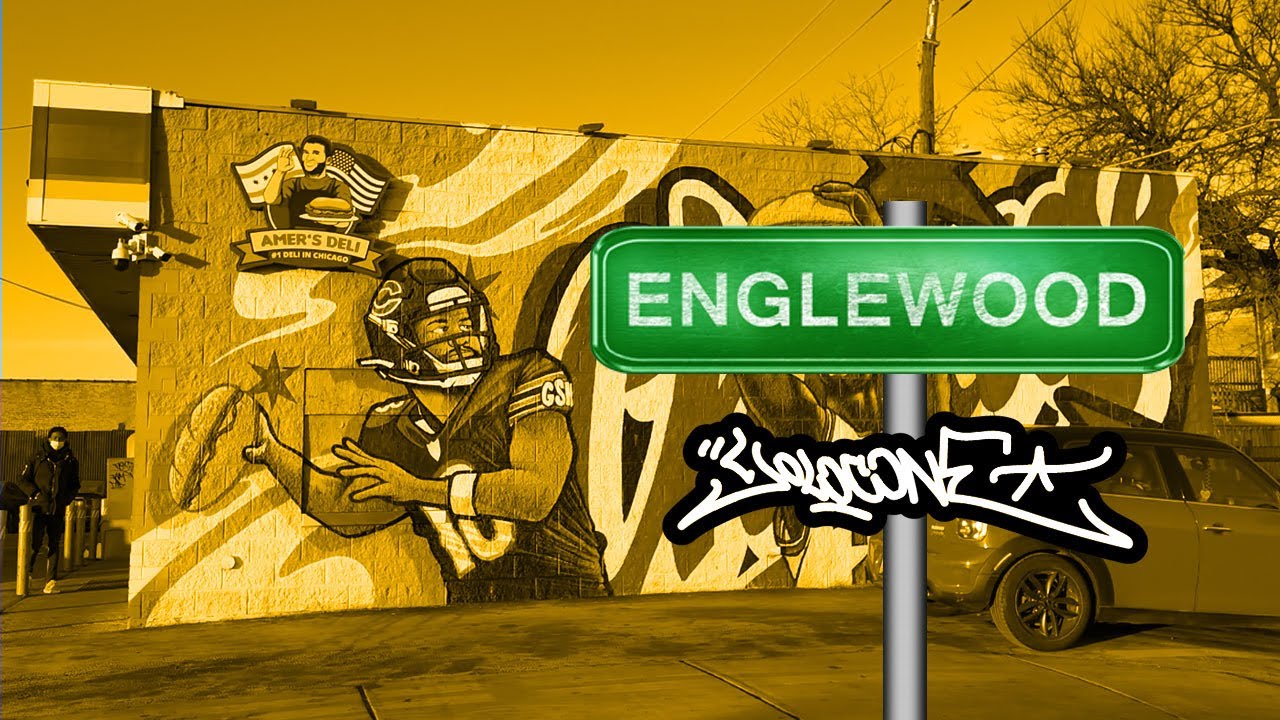 YOLOCONE | Caleb Williams Mural in South Side Chicago
