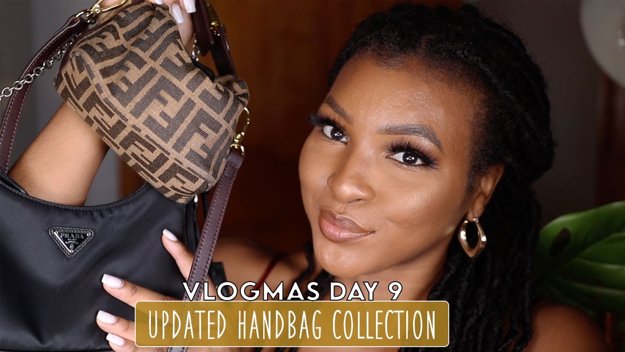 VLOGMAS 2020 DAY 9 | MY UPDATED LUXURY HANDBAG COLLECTION 2020 | FENDI, PRADA + MORE | KENSTHETIC