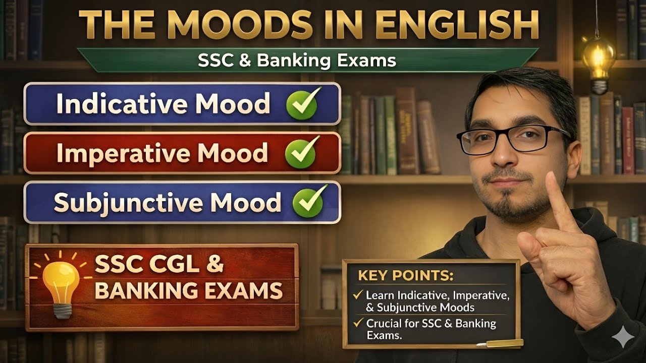 MOOD | Indicative, Imperative and Subjunctive mood.