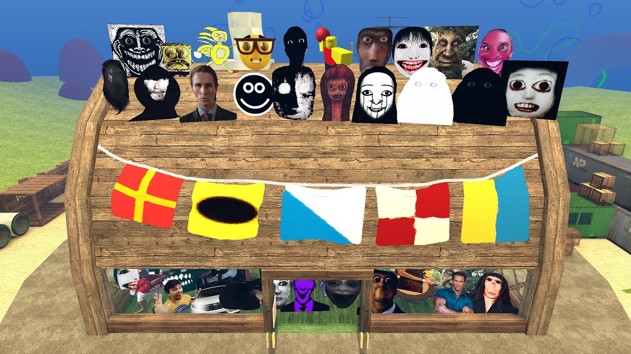 Nico's Nextbots Krusty Krab Gmod !!!