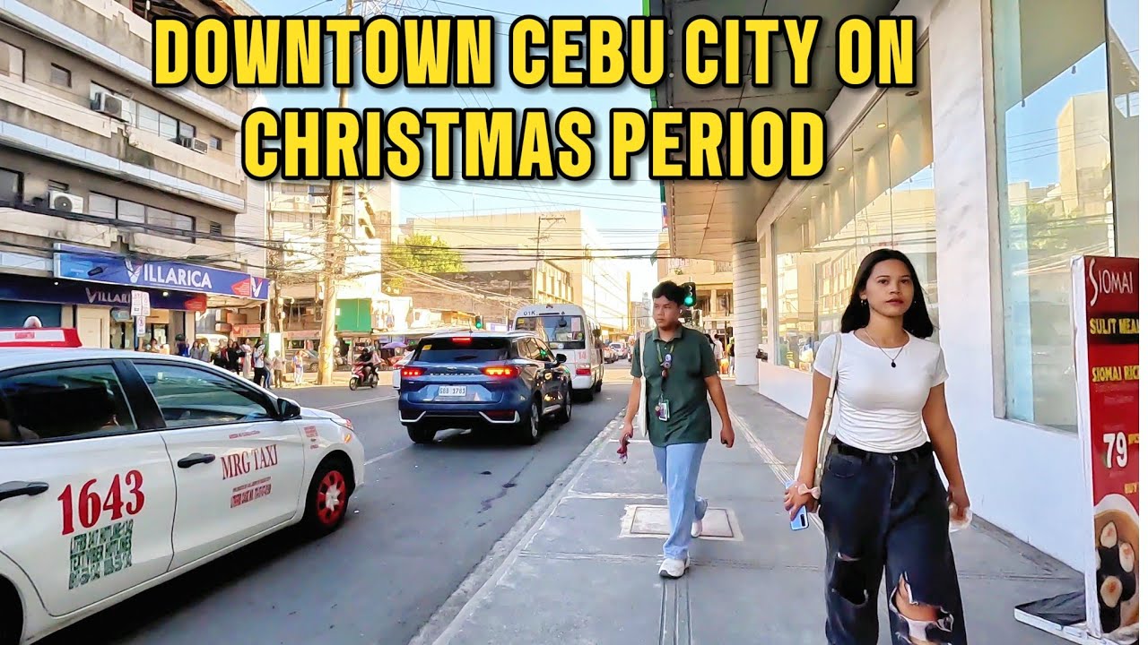 Cebu city Downtown On Christmas Season | Updated walking tour