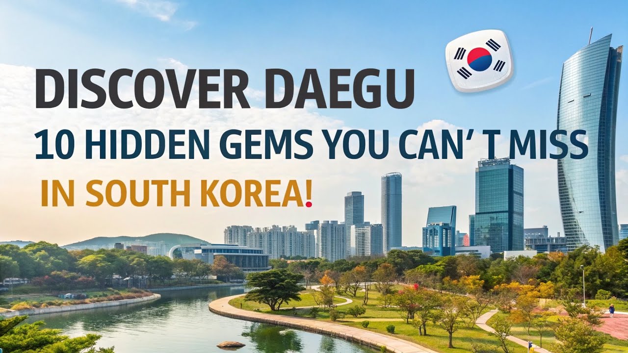 Discover Daegu 🇰🇷 | 10 Hidden Gems You Can&rsquo;t Miss in South Korea!