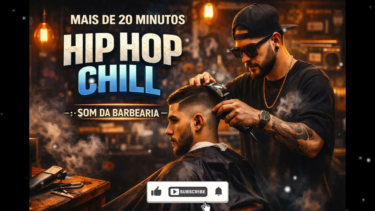 🔥 RELAXA NA CADEIRA 💈 HIP HOP CHILL NA BARBEARIA +20 MINUTOS DE VIBE – SOM DA BARBEARIA🔥