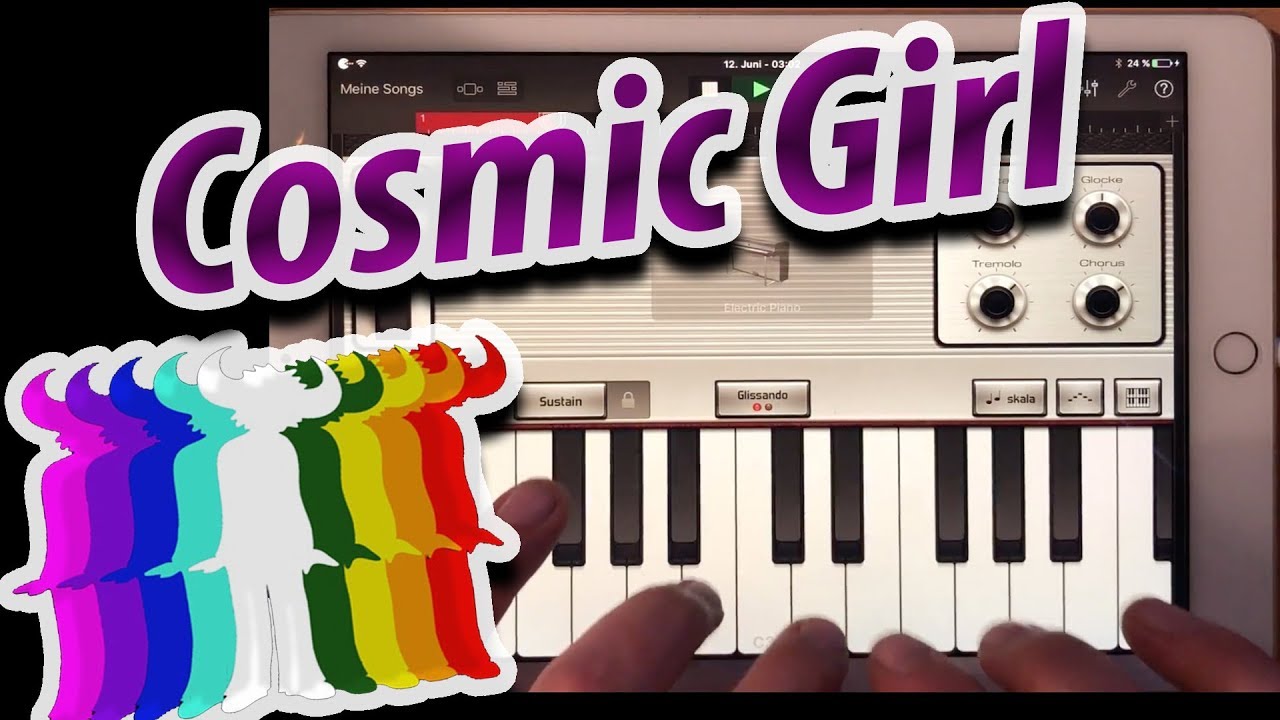 Jamiroquai - Cosmic Girl on iPad (GarageBand)