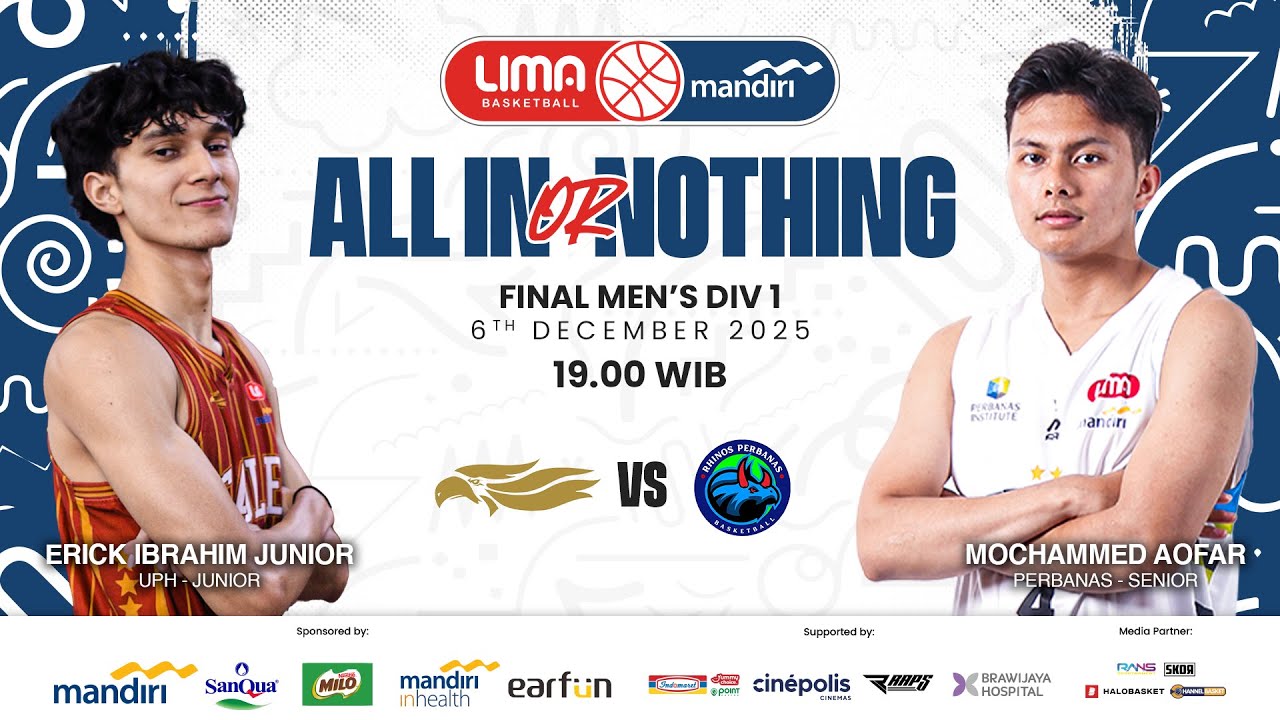 UPH vs PERBANAS | Final Men's Division 1 | Jakarta I Dec 6