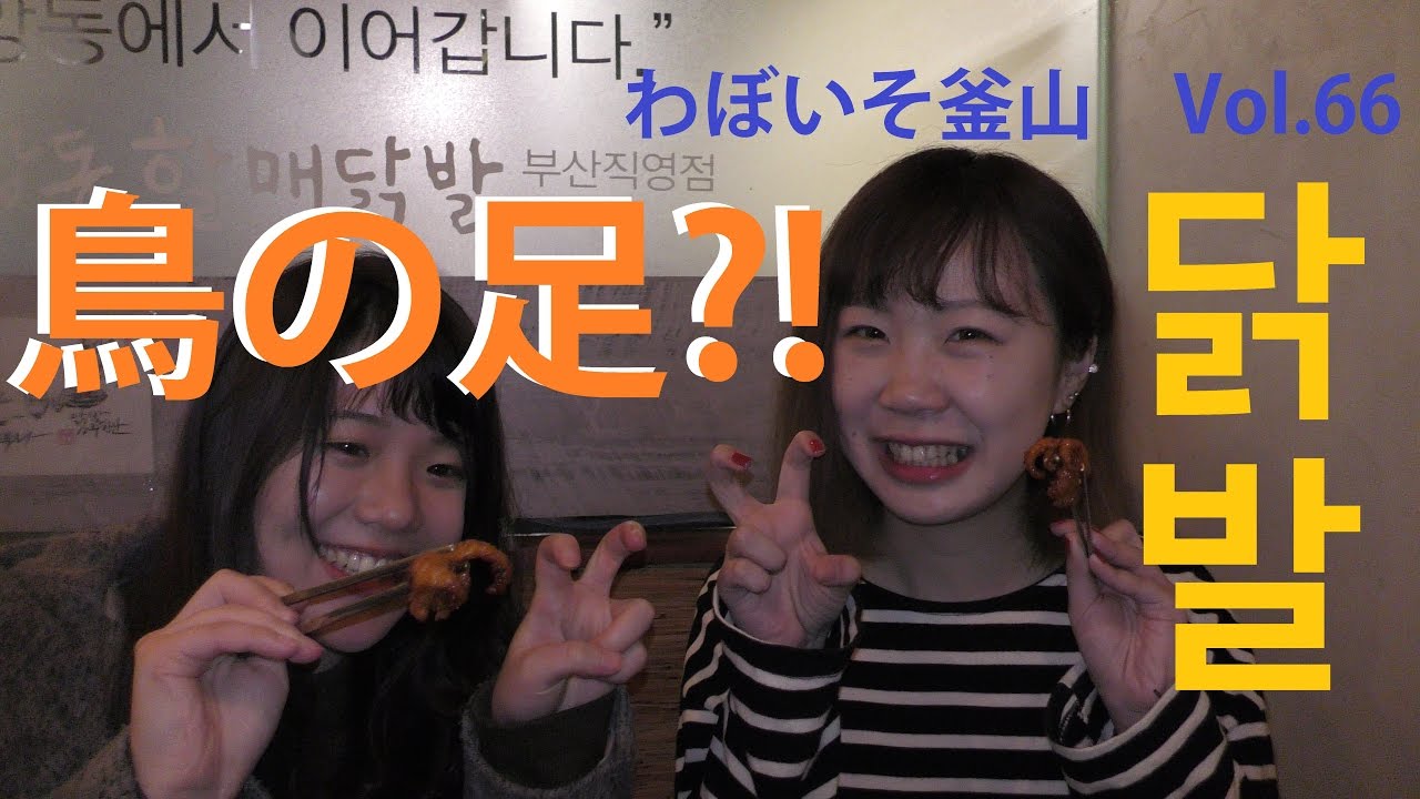 #66鳥の足を食べる？！韓国上級者はタッパルに是非挑戦あれ！