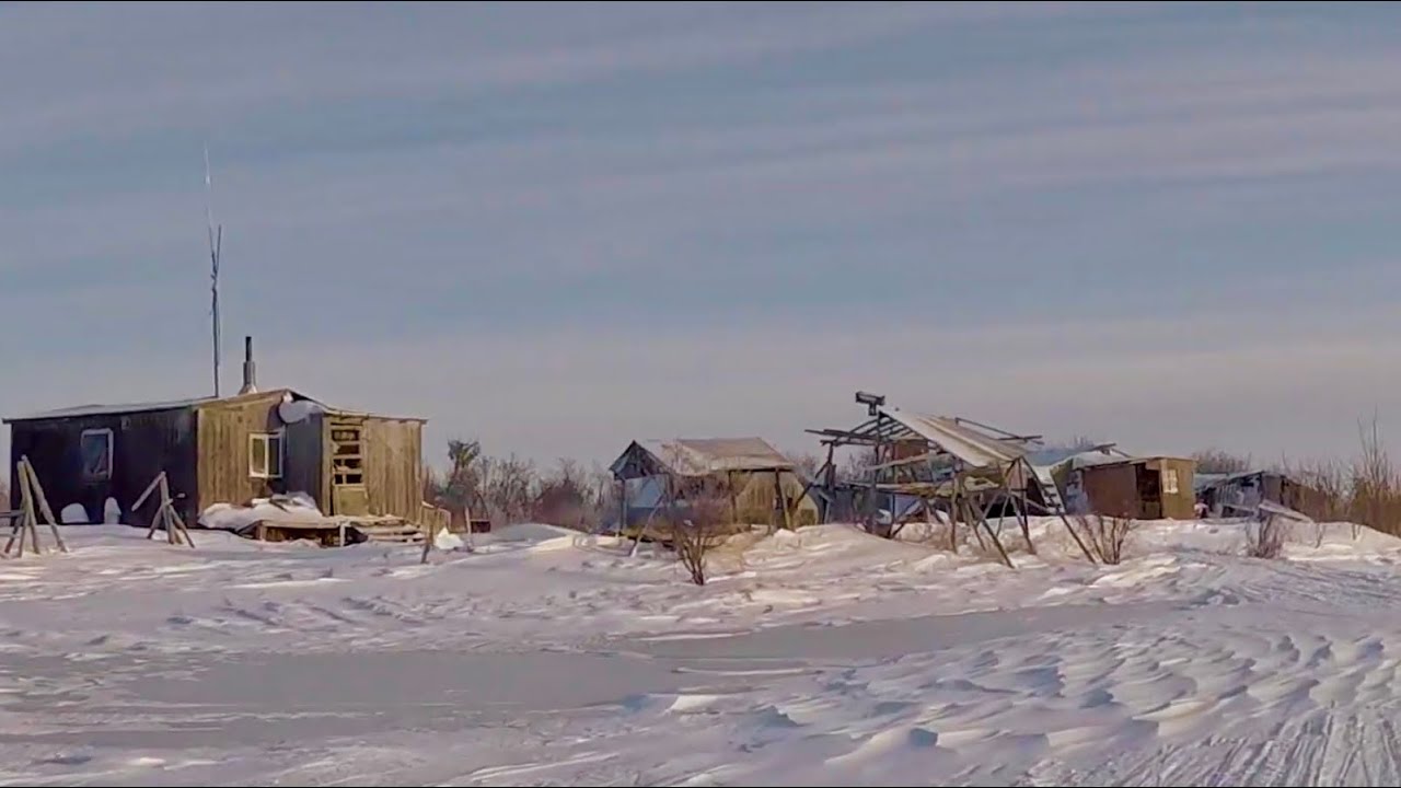 A Native Alaskan Fish Camp