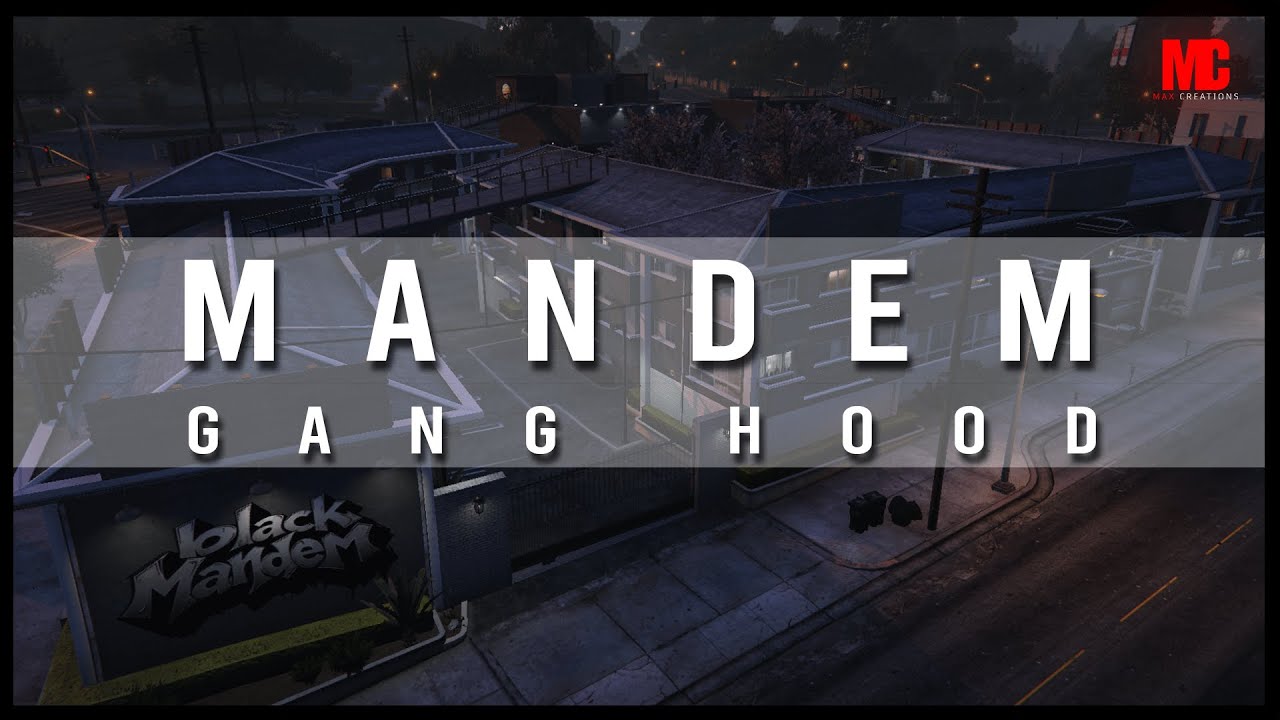 MANDEM GANG HOOD | FIVEM | MLO | GTAV