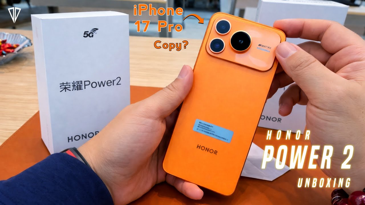 Honor Power 2 Unboxing (Exclusive) - iPhone 17 Pro Copy? 10,080mAh Battery!