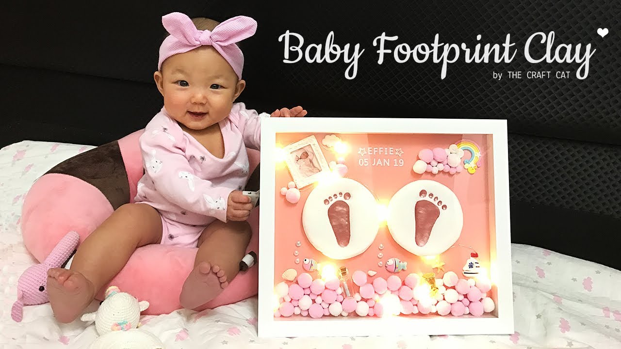 Baby Handprint and Footprint Clay