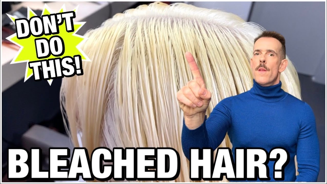 Bleached hair? DON'T DO THIS! *Hairstylist shares.