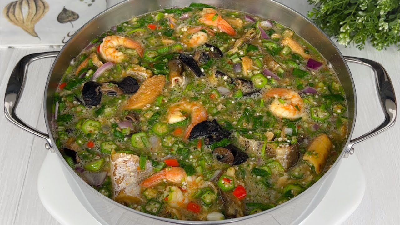 HOW TO MAKE OKRA PEPPER SOUP
